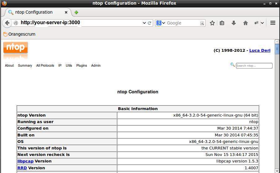 ntop_configuration_page