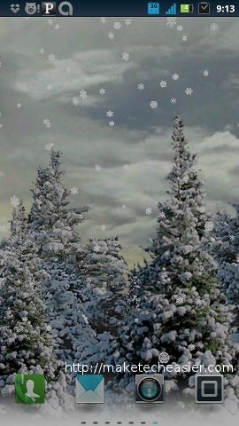 fondos de pantalla de navidad-nevada gratis