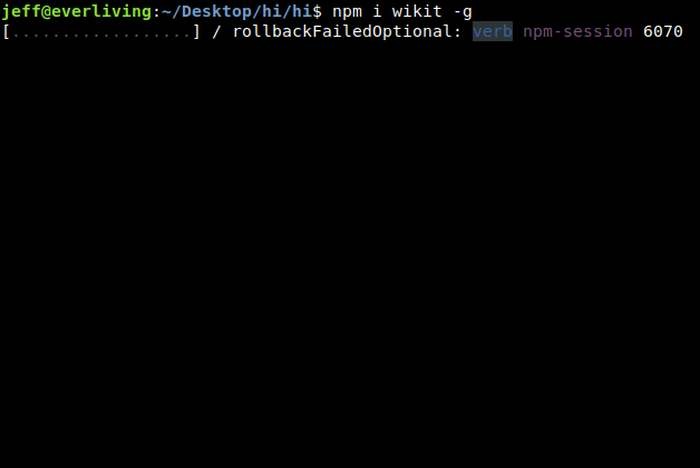 Terminal Dictionary Wikit Instalar