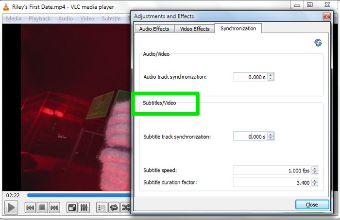 VLC-Subtítulos-Sincronizar-subtítulos