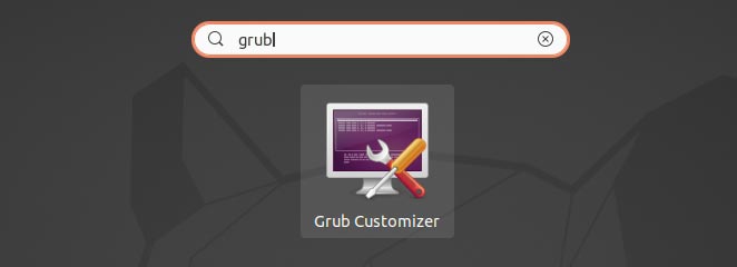 Fácil cambio de fondo de Grub Buscar en aplicaciones