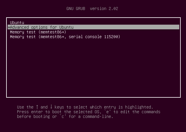 linux-invitado-ubuntu-grub-menu