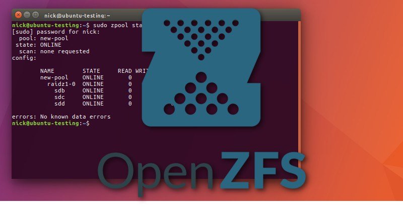 ZFS on Ubuntu