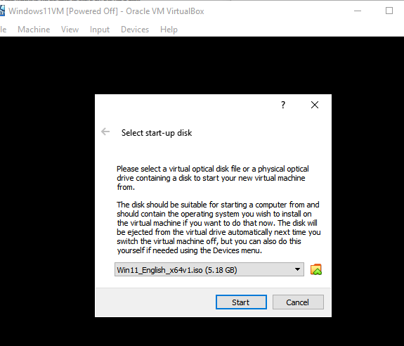 Pruebe Windows 11 Instale Windows en Virtualbox Paso 2
