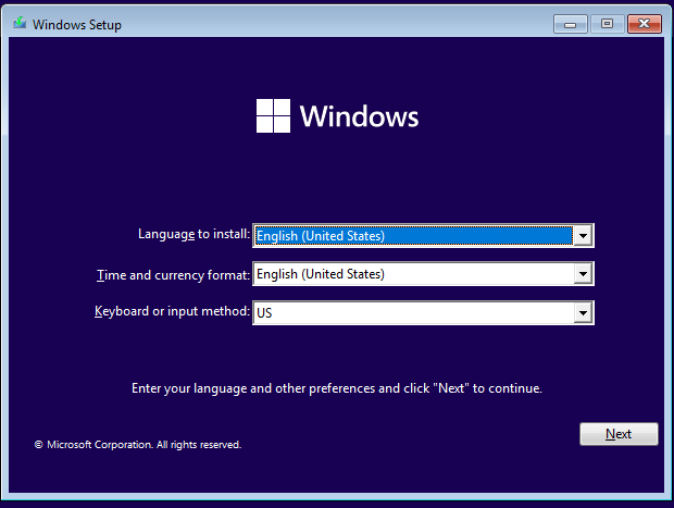Pruebe Windows 11 Instale Windows Step2