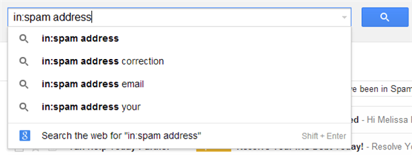 búsqueda-perdida-correo-spam