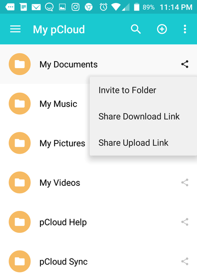 pcloud-drive-mobile-share-invitación