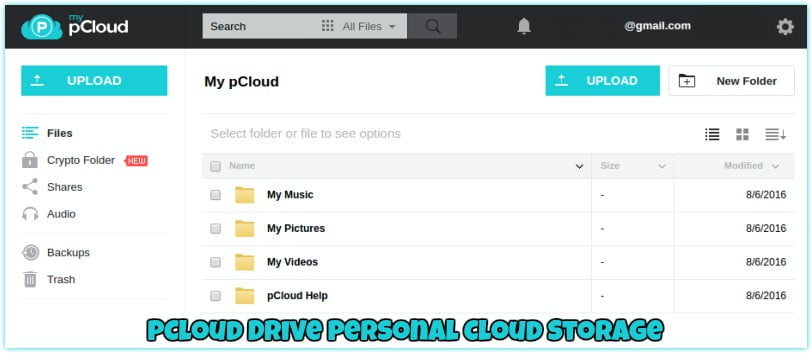 pCloud Drive: A Personal Cloud Storage for all Major Platforms