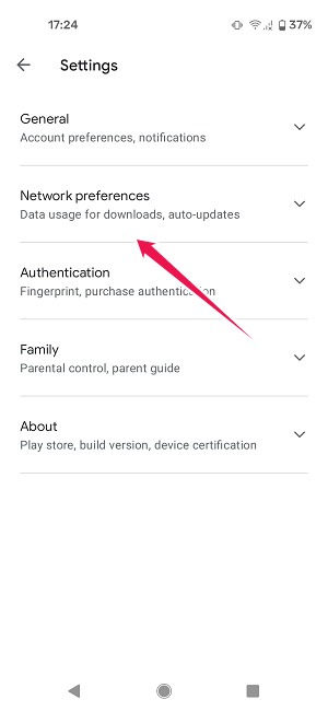 Cómo actualizar las preferencias de red de Android Play Store de las aplicaciones