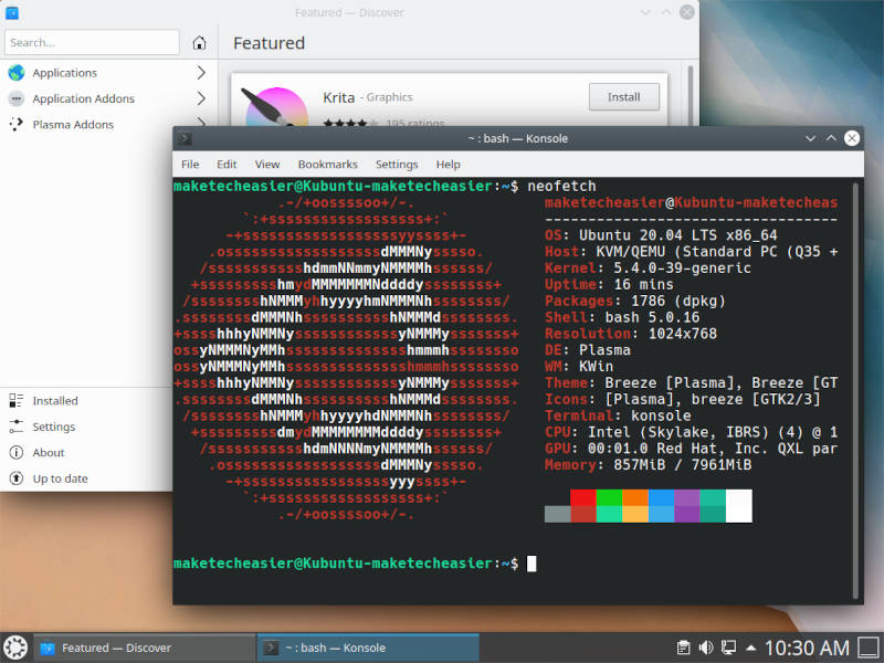 Plasma Kubuntu