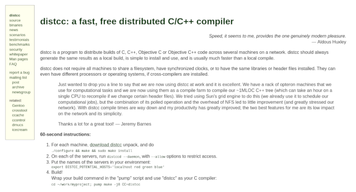 5 Consejos Speed ​​Compile 09 Distcc Sitio web