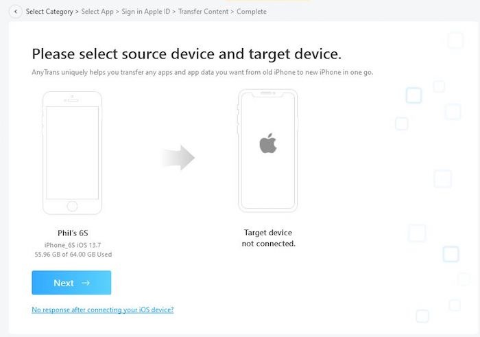 Transferencia Anytrans Iphone