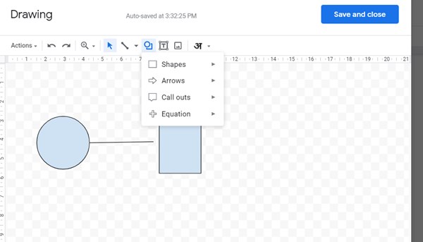 Google Docs Agregar diagrama de flujo