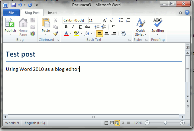 word2010-blog-editor