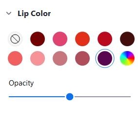 Zoom color de labios