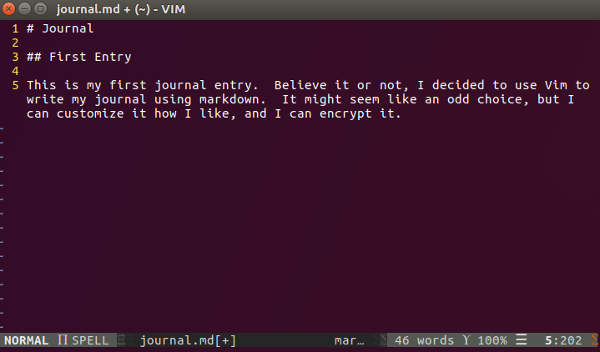 Diario Vim Linux