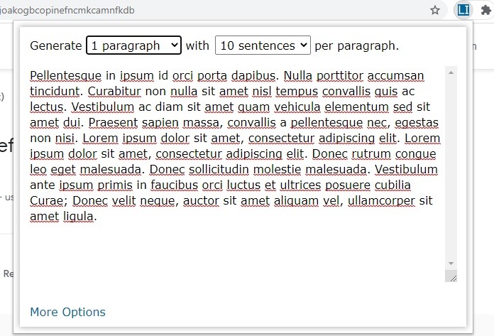 Chrome Web Lorem Ipsum Generador 1