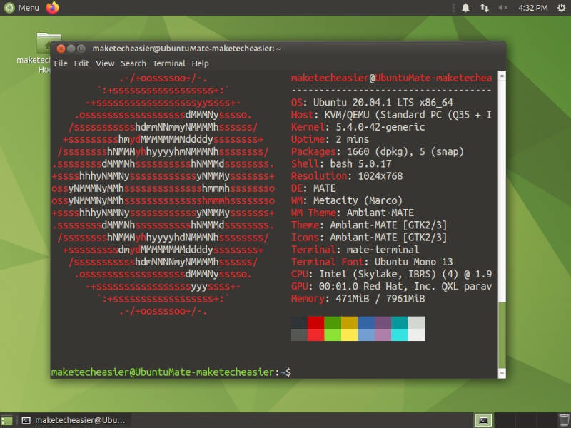 Compañero Ubuntu Neofetch