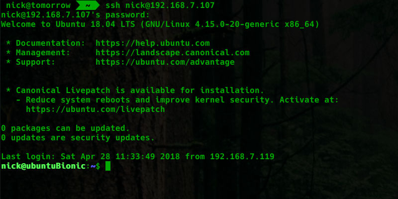 SSH en Ubuntu