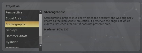 stellarium-cambio-proyección