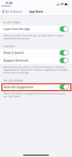 Cómo usar las sugerencias de Siri Ios App Store