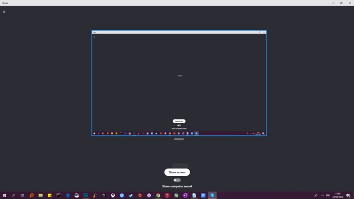 Cómo compartir la pantalla de Skype 2