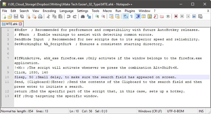 Automatice Windows con Ahk Your First Script