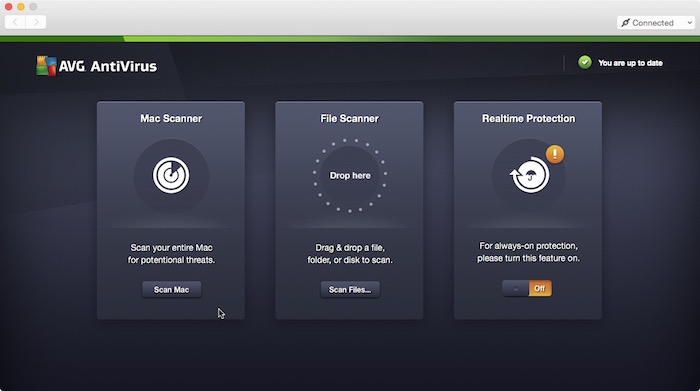 AVG AntiVirus para Mac.