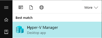 win10 hiper-v búsqueda de hiper-v