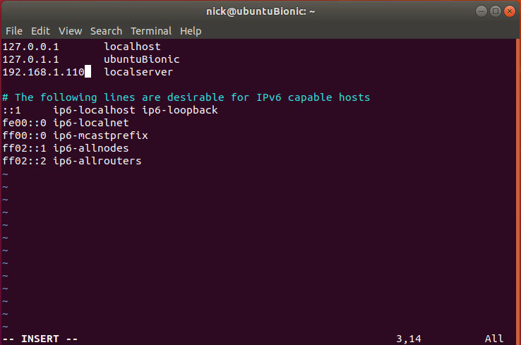 Linux Agregar host al archivo