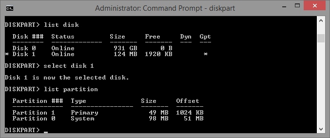 usb-data-disk-part-list-partition