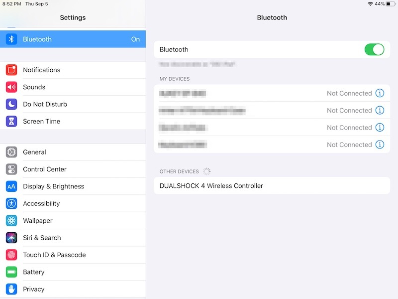 Conecte los controladores de juego Ios 13 Bluetooth