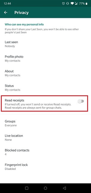 Cómo leer mensajes Whatsapp Invisible Read Receipts Off