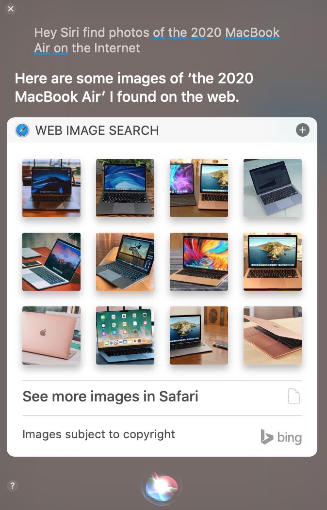 Usos sorprendentes Siri Mac Photos Macbook Air