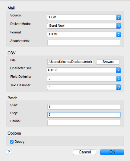 Vaya a Archivo y seleccione Combinar correspondencia.