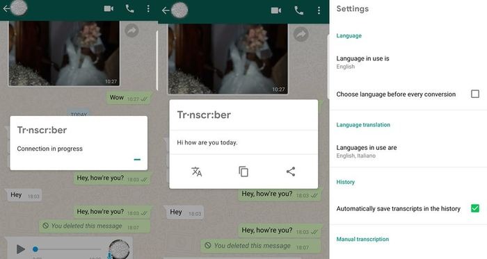 Las mejores aplicaciones Transcriptor de usuarios de Whatsapp