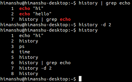 commandline-history-delete-specific-commands