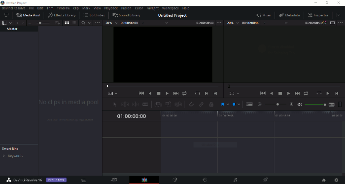 Editores de vídeo Linux Davinci Resolve