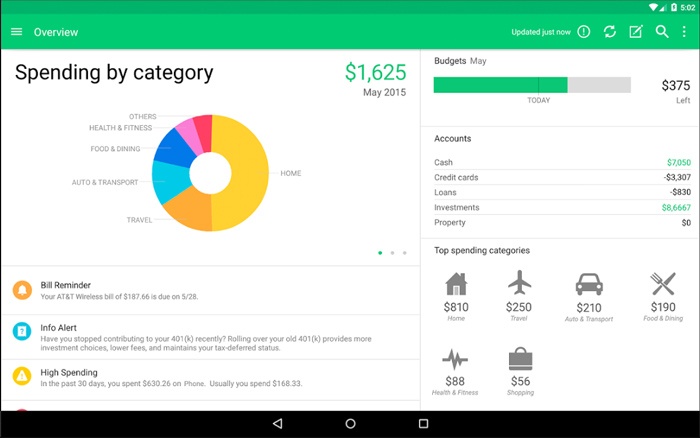 mejores-gastos-tracker-apps-android-mint