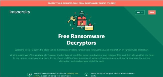 Descifrado de Kaspersky Ransomware