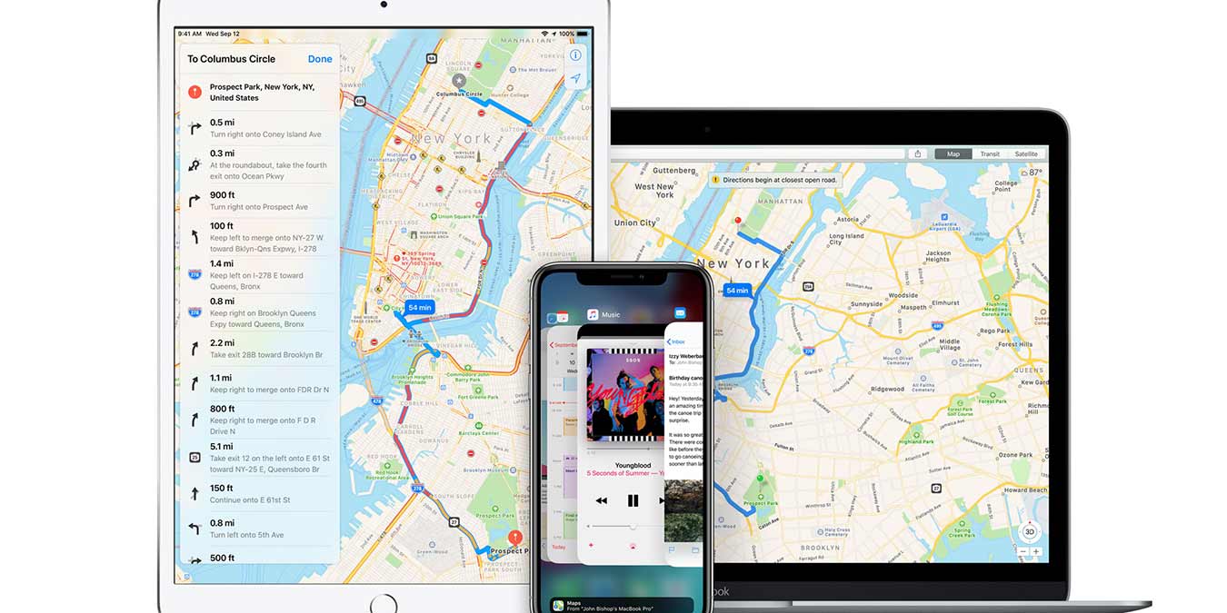 Apple Maps vs Google Maps Apple Maps Todos los dispositivos