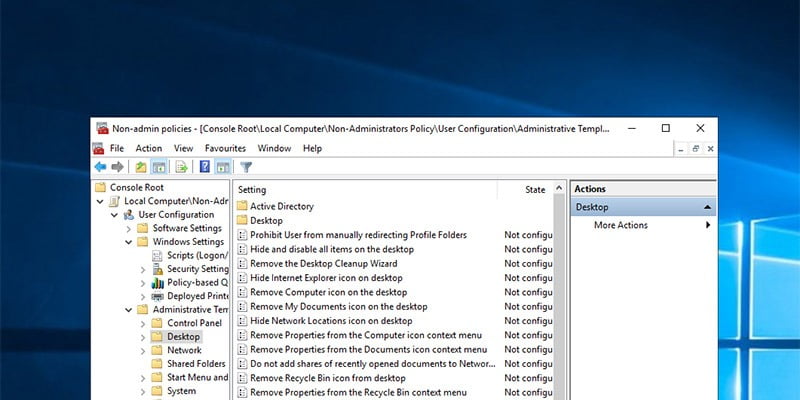 Windows Non Admin Group Policy Featured