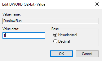 bloquear-aplicaciones-windows-10-no permitir-ejecutar-valor-datos