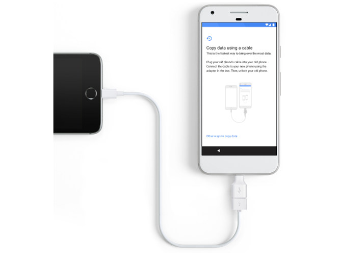 Adaptador de cambio rápido de Google Pixel