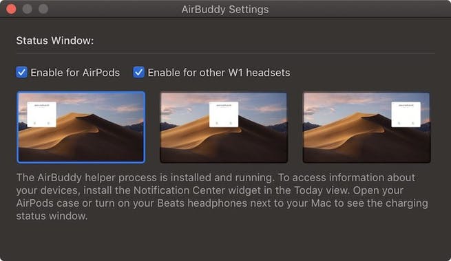 Conecta Airpods a Mac Soporte de Airbuddy