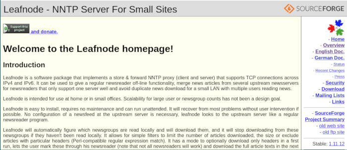 Leafnode 01 Sitio web de Leafnode