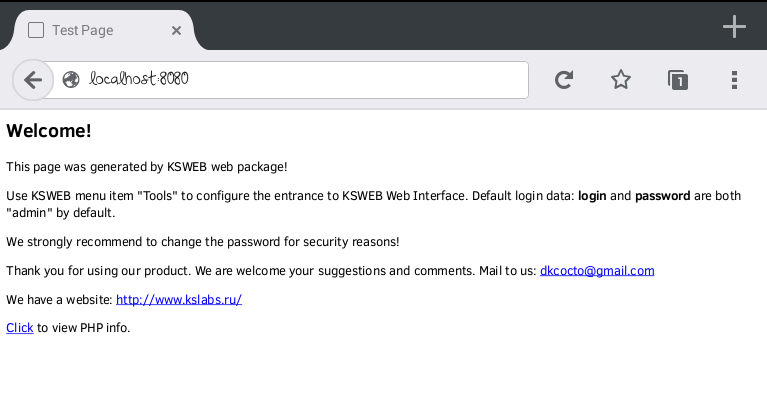 ksweb-localhost:8080