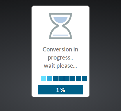 Proceso de conversión de imagen a video