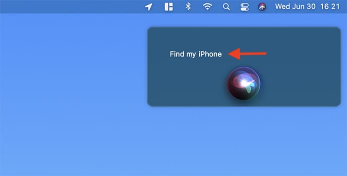 Encuentra Iphone Ipad Usando Siri MacOS